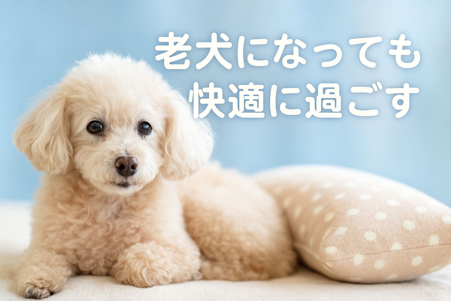老犬になっても快適に過ごす